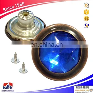 18 mm Chinese Manufacturers Couture Sewing Jeans Coat/metal Diamond Button thumbnail-1