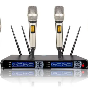 Wireless 4 Handheld/Conference/ Clip-on Microphones For Conference Room thumbnail-3