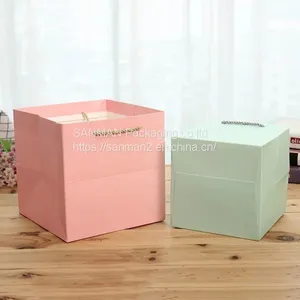 Black and Gold Eco Friendly Gift Packaging Box Large Size thumbnail-2