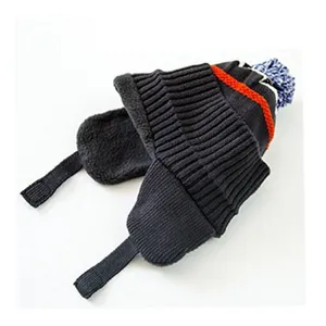Item Code: JY-HA-025 Key Word: Ear Flap Hat Size: 16x20+25cm Material: 100% Acrylic/ Cotton/ Polyester Color: Any Color You Request Description: Hat Supplier Custom Earflap Cap Winter Ear Flap Beanie Kid Hat With Two Strings MOQ: 100PCS Brand: Joy Fashio thumbnail-4