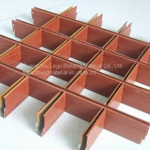 Aluminum Grid Panels Square Tube Aluminum Grille Ceiling thumbnail-1