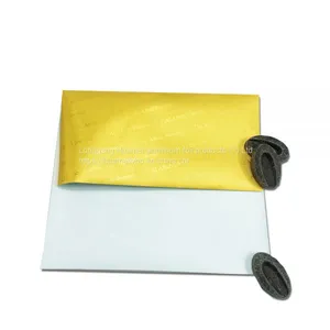 Royal Blue Embossing Flower Aluminum Foil Roll Thickness 0.012MM for Household Packaging/Christmas Shiny Gift Paper/DIY thumbnail-1