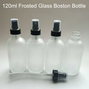 15ml 30ml 60ml 120ml Boston Round Boston Clear&Frosted Glass Bottle thumbnail-2