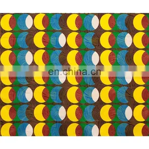 2020 African Wax Prints Fabric 100% Cotton Wax Print Fabric African thumbnail-5