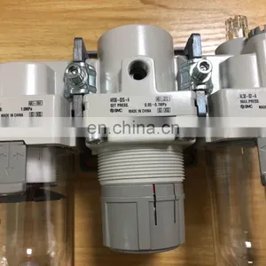 SMC Combined Components Air Filter + Oil Mist Separator + Pressure Reducing Valve AC30-02G-A thumbnail-2