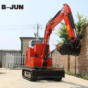 New High Configuration 1ton Hydraulic Mini Excavator for Garden thumbnail-1