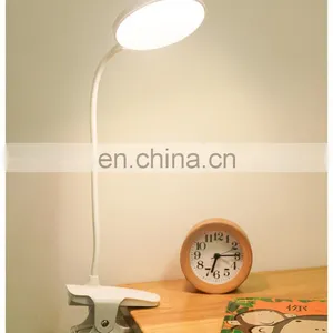 Eye Protection Led Clip USB Charging Desk Lamp Touch Switch to Learn Reading Table Lamp thumbnail-3