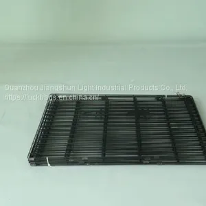 Chain Button Homes for Pets Folding Metal Carriers Cage Dog Metal Pet for Sale thumbnail-4