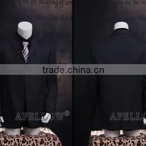 Fiberglass Glossy White Half-length Male Mannequin on Sale thumbnail-2