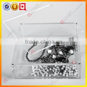 Countertop Acrylic Jewelry Display Case With Magnet thumbnail-1