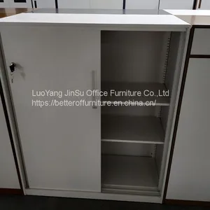 Sliding Steel Door A4 F4 Letter Legal File Storage Cabinet Gray/brown Color Available thumbnail-2