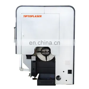 New Type Fiber Laser Aluminum Tube Copper Tube Alloy Tube Cutting Machine With THREE YEARS WARRANTY thumbnail-2