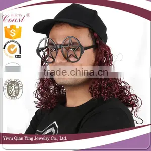 Cheap Custom Adjustable Black Baseball Caps Men Wigs thumbnail-2