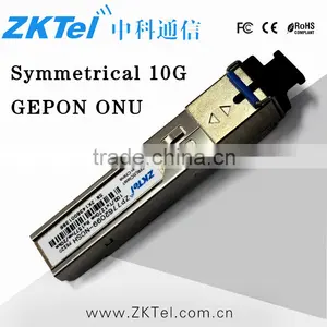 Symmetrical 10G GEPON ONU SFP+ 20km Optical Module, Commercial Temperature, SC Connector thumbnail-1