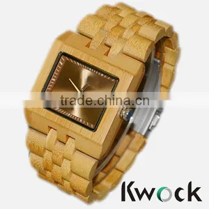 Traditional Wooden Watch Square Picture Men's Only thumbnail-2