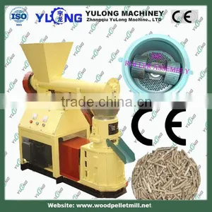 100-300 Kg/h Small Wood Pellet Manufacturing Equipment Flat Die Pellet Mill ,Hot Sale Flat Die Pellet Machine thumbnail-1