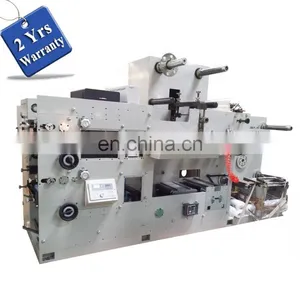 UTR320 Luggage Tag Label Flexographic Printing Printer With Rotary Die Cutter, Boarding Pass Sticker Flexo Printing Machine thumbnail-1