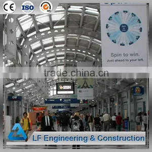 Easy Stallation Long Span Space Frame Steel Structure Airport Terminal thumbnail-2