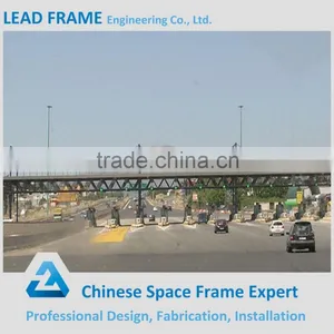High Standard Prefab Steel Structure Frame Toll Station thumbnail-3