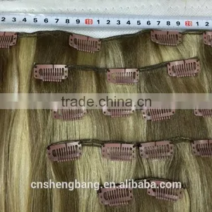 The Look Gold 22 Synthetic Hair Weave With Clips,7pcs Clips on 18" Weave,17clips/100g/pcs ,color P18-22 thumbnail-5
