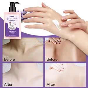 Private Label Lavender Shea Nut Body Lotion Cream Moisturizing Whitening Soothing Brightening Body Skin For Women thumbnail-4