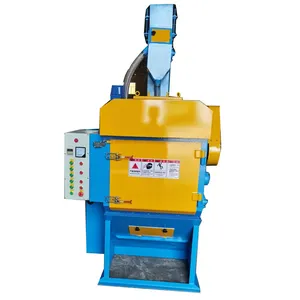 Tumble Type Conveyor Rubber Belt Type Sand Blaster Shot Blasting Machine thumbnail-3