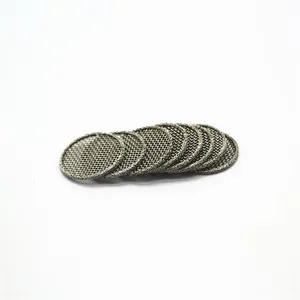 Stainless Steel 304 316L Round Plain/Twill/Dutch Woven Wire Mesh Oil Filter Disc thumbnail-3