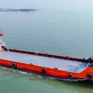 17000 Ton Barge for Sale Deck Ship LCT Second-hand Ship Trading Platform Crane Ship Tugboat Bulk Carrier Cargo Ship Shipbuilding Shipyard thumbnail-5