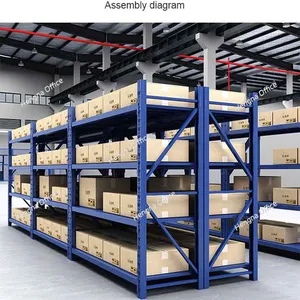 Extra Heavy Duty Storage Rack| Model HR-200|for Palletized Goods & Industrial Equipment Storage thumbnail-1