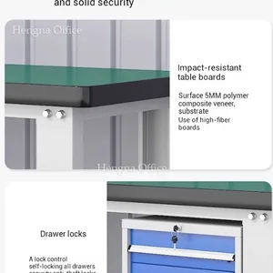 Industrial Workbench With Hanging Boards and Lockable Drawers for Maintenance Operations Manufacturer thumbnail-5