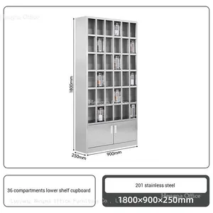 304 Stainless Steel 40 Hole Commercial Cup Rack Cabinet With Silent Bumpers, Breakroom Organization Solution OEM/ODM Supported thumbnail-5