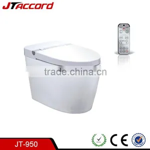 Popular Style White Round CeramicJT-950 Toilet With Water Jet Wholesale thumbnail-1