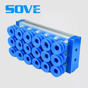 SOVE Integrated Vacuum Suction Cup 130*271~1100-X-D40 Silicone Suction Cup Pneumatic Accessory for Logistics Warehousing Packaging Palletizing thumbnail-2