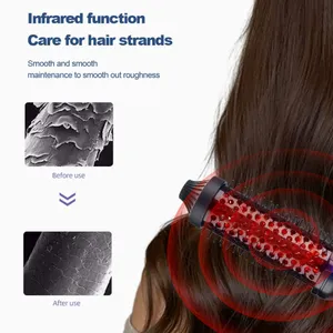 Infrared Curling Comb/hair Comb/straight Hair Comb/fluffy Comb/multifunctional Curling Iron Electric Comb（Wechat:13510231336） thumbnail-2