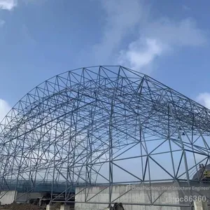 for Spans Over 40 Meters, Use Bolt - Ball Grid Structure for the Roof. it Has a High Cost - Performance Ratio, Saving Over 25% of the Cost. we Offer Design, Processing, and Construction Services. High - Strength and Ultra - Large - Span Grid Roof. thumbnail-2