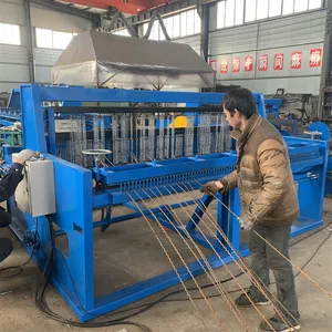 Q235 5-12mm Hydraulic Fully Automatic Embossing Mesh Weaving Machine for Vibrating Screens thumbnail-1