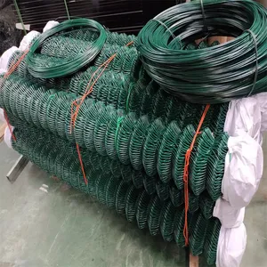 Hot Dipped Galvanized 6x10 Cchain Link Security Fence Privacy Fabric thumbnail-4