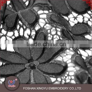 Economical Custom Design Wholesale Qmilch Embroidery White Lace Fabric Tops for Women thumbnail-4