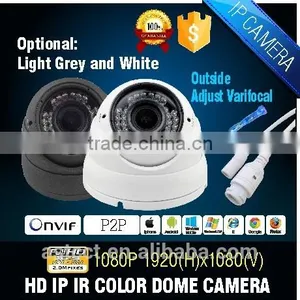 1/2.8" H.264 Dome Camera HD IP P2P Color Outside Adjust Varifocal IR CCTV Camera thumbnail-1