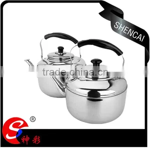Kitchen Ware Stainless Steel Silver Whistle Kettle 4L thumbnail-1