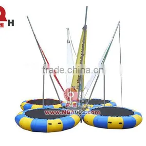 Round Trampoline With CE Certification, Amusement Jumping Bed thumbnail-1