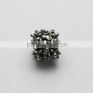 Popular Drum Shape Anti-silver Large Hole Metal Beads, Zinc Alloy Bracelets & Necklaces Beads Accessories thumbnail-6