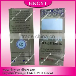 High Wholesale Custom Printed Empty Vacuum Tea & Coffee Bag thumbnail-5