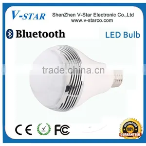 Bluetooth LED Bulbs, Seven Color Free to Change, With Built- in Speaker, Enjoy High Quality Music. App Supports Android thumbnail-5