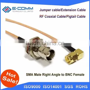 High Quality N Male Plug Connector Switch BNC Male Plug Connector RG58 50CM 20" Adapter thumbnail-5