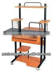 Modern Steel-wood Home Computer Table Computer Desk Home Office Furniture WY-801 thumbnail-1
