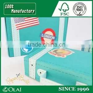 Wholesale Paper Suitcase Gift Box With Handle thumbnail-1