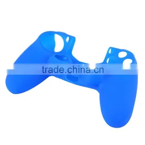 Black Blue Red Soft Silicone Rubber Gel Skin Non-slip Case Cover for PS4 Controller thumbnail-1