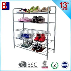 4 Tiers Iron Shoes Shelf thumbnail-1