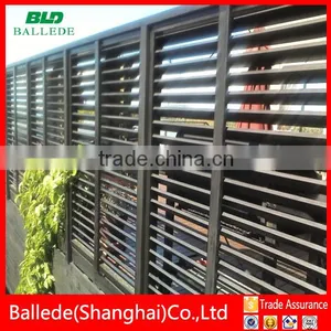 Sun Shade Decorative Oval Louver Fence thumbnail-2